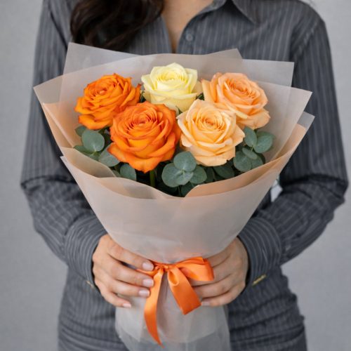 Букет из роз «Лучик радости»